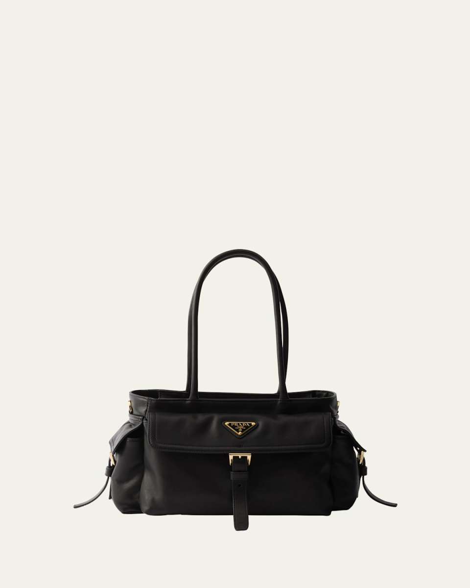 Soft Nappa Leather Shoulder Bag